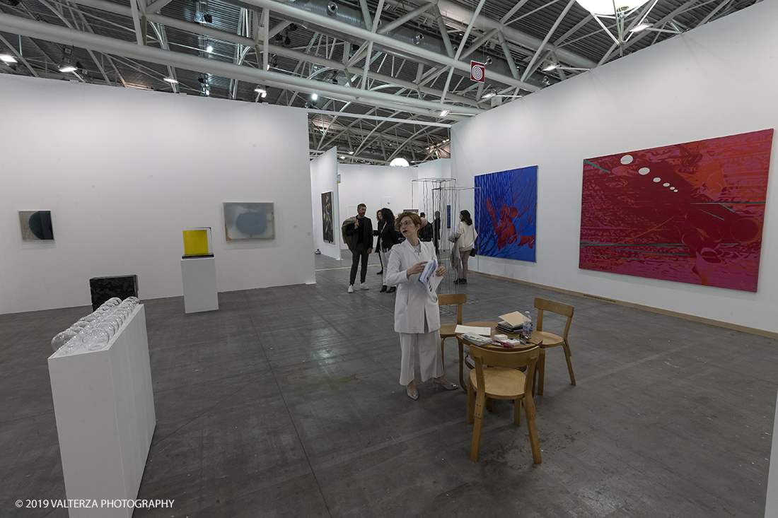 _G3I8283.jpg - 31/10/2019.Torino. Torna Artissima, la piÃ¹ grande fiera d'arte contemporanea d'Italia. Concept di questa edizione e' il binomio desiderio/censura. Nella foto, galleria Massimo e Francesca Minini; sezione main section