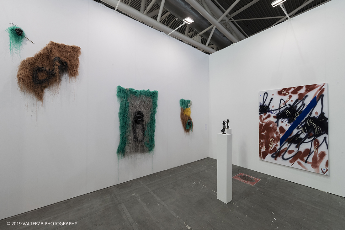 _G3I8337.jpg - 31/10/2019.Torino. Torna Artissima, la piÃ¹ grande fiera d'arte contemporanea d'Italia. Concept di questa edizione e' il binomio desiderio/censura. Nella foto, galleria Catinca Tabacaru; sezione main section