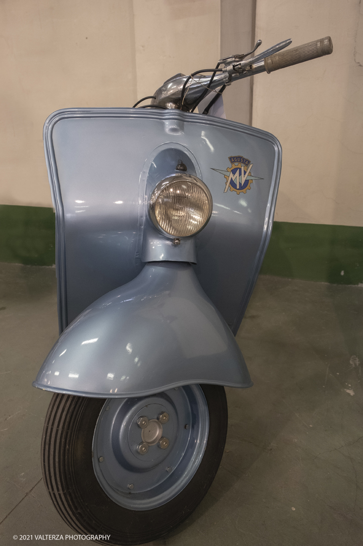 _DSF2122.jpg - 19/04/2021.Torino. MV AGUSTA B; 1951. Il glorioso marchio MV Agusta presenta nel 1949 il suo primo modello di scooter denominato 125 B