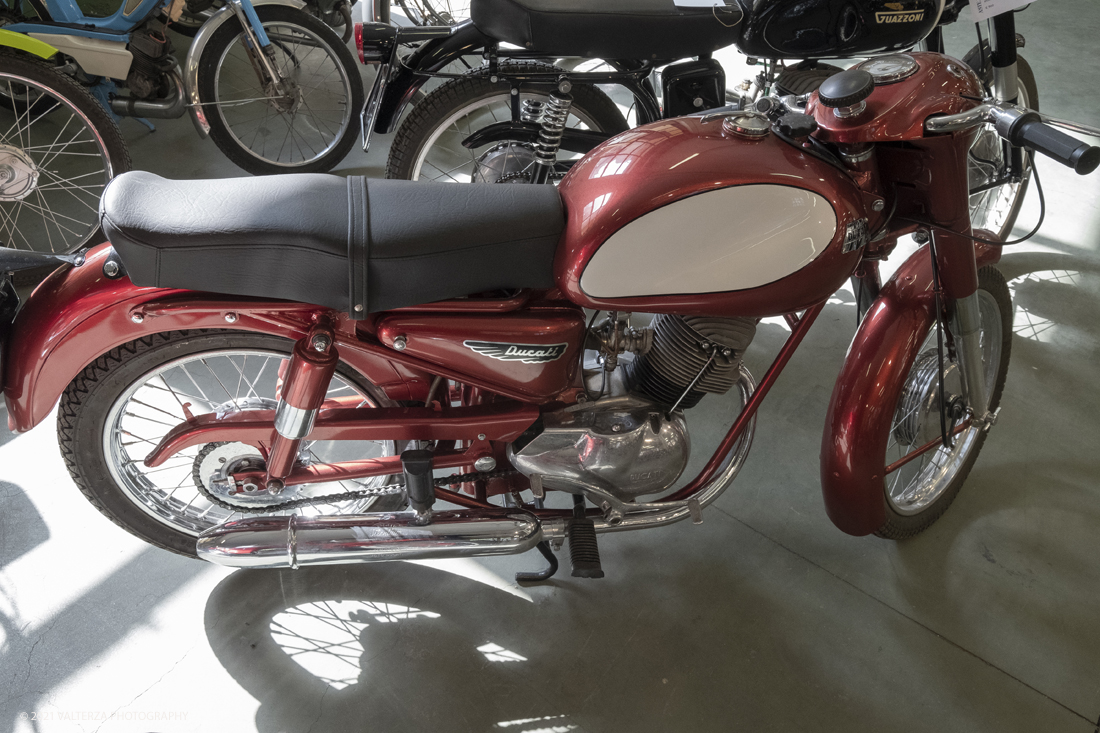 _DSF9515.jpg - 19/04/2021.Torino. DUCATI TV 125; 1956-1960. Modello di moto con cilindrata di 125cc dotato di motore monocilindrio a 4 tempi con distribuzione monoalbero a camme in testa.