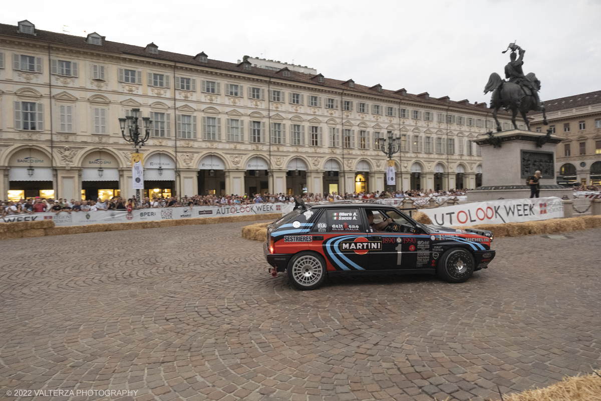 DSCF6328.jpg - 07/09/2022. Torino. Autolook Week Torino  Autolook Week Torino sarÃ  una rassegna dinamica che che dal 7 allâ€™11 settembre accompagna i visitatori tra le emozioni del motorsport, tra quei modelli che ne hanno scritto la storia e che sono entrati di diritto nei ricordi e nellâ€™immaginario degli appassionati. Nella foto parte dei mezzi sportivi presenti all'evento si sono esibiti in un minicircuito tra piazza Castello e piazza San Carlo