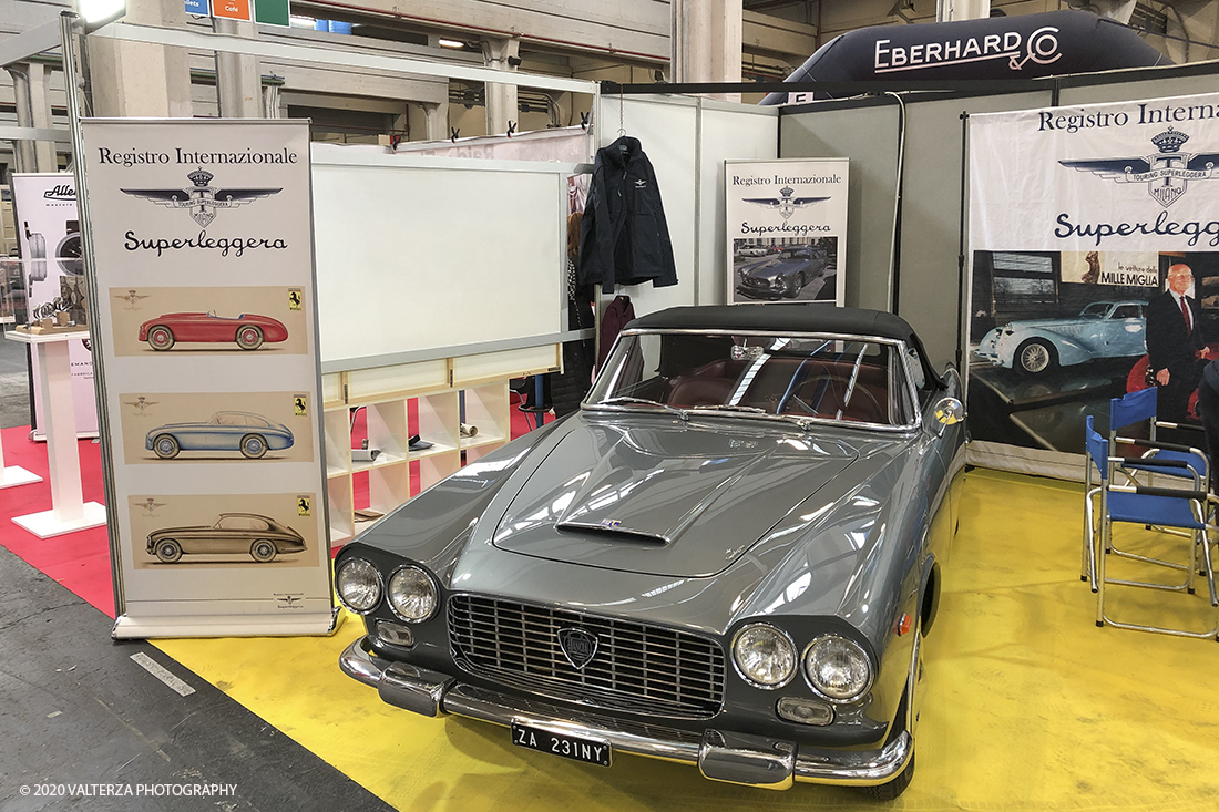 IMG_0536.jpg - 202/02/2020. Torino Lingotto Fiere. Il grande evento per gli appassionati di motori si Ã¨ chiuso domenica 2 febbraio con oltre 73.000 visitatori accorsi al Lingotto Fiere e allâ€™Oval di Torino, che nei quattro giorni hanno ospitato piÃ¹ di 1.200 espositori e circa 3.300 vetture tra instant-classic Anni â€™90, lussuose berline tedesche, affascinanti spider due posti, inarrestabili 4x4 e ancora, leggerissime moto da trial spagnole, iconiche Delta con livrea Martini Racing e sfrontate vetture da rally. Nella foto Lancia Flaminia carrozzeria superleggera