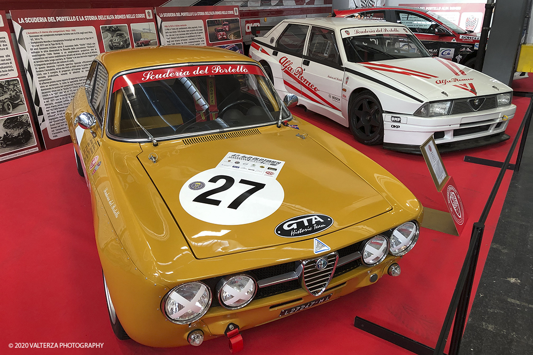 IMG_0545.jpg - 202/02/2020. Torino Lingotto Fiere. Il grande evento per gli appassionati di motori si Ã¨ chiuso domenica 2 febbraio con oltre 73.000 visitatori accorsi al Lingotto Fiere e allâ€™Oval di Torino, che nei quattro giorni hanno ospitato piÃ¹ di 1.200 espositori e circa 3.300 vetture tra instant-classic Anni â€™90, lussuose berline tedesche, affascinanti spider due posti, inarrestabili 4x4 e ancora, leggerissime moto da trial spagnole, iconiche Delta con livrea Martini Racing e sfrontate vetture da rally. Nella foto Alfa Romeo GT AM 1970