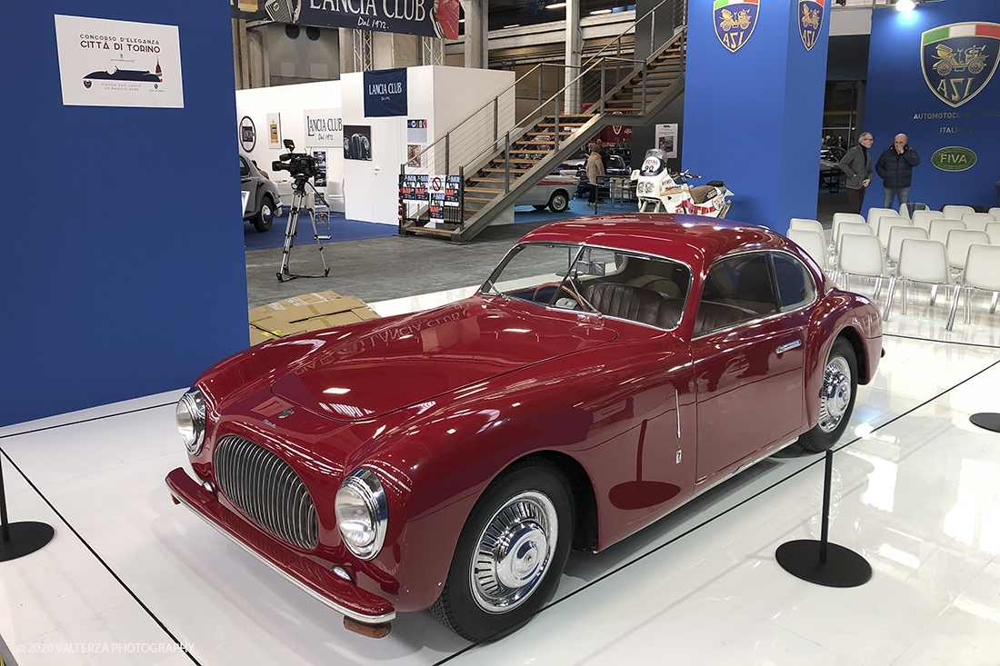 IMG_0564.jpg - 202/02/2020. Torino Lingotto Fiere. Il grande evento per gli appassionati di motori si Ã¨ chiuso domenica 2 febbraio con oltre 73.000 visitatori accorsi al Lingotto Fiere e allâ€™Oval di Torino, che nei quattro giorni hanno ospitato piÃ¹ di 1.200 espositori e circa 3.300 vetture tra instant-classic Anni â€™90, lussuose berline tedesche, affascinanti spider due posti, inarrestabili 4x4 e ancora, leggerissime moto da trial spagnole, iconiche Delta con livrea Martini Racing e sfrontate vetture da rally. Nella foto Cisitalia Pininfarina.