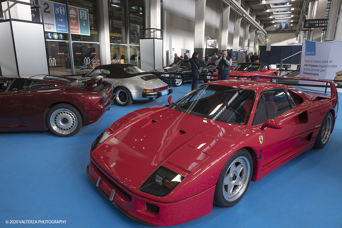 _DSF1860.jpg - 202/02/2020. Torino Lingotto Fiere. Il grande evento per gli appassionati di motori si Ã¨ chiuso domenica 2 febbraio con oltre 73.000 visitatori accorsi al Lingotto Fiere e allâ€™Oval di Torino, che nei quattro giorni hanno ospitato piÃ¹ di 1.200 espositori e circa 3.300 vetture tra instant-classic Anni â€™90, lussuose berline tedesche, affascinanti spider due posti, inarrestabili 4x4 e ancora, leggerissime moto da trial spagnole, iconiche Delta con livrea Martini Racing e sfrontate vetture da rally. Nella foto l'area con esposte le cosiddette Yougtimer piccole e grosse