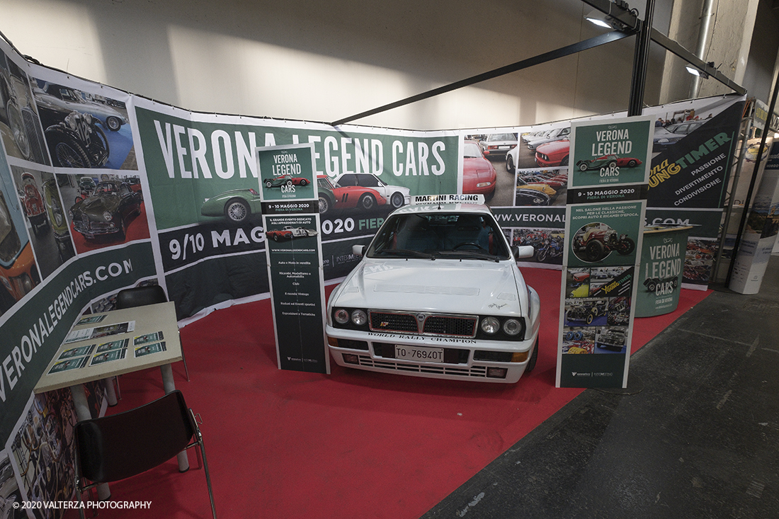 _DSF1895.jpg - 202/02/2020. Torino Lingotto Fiere. Il grande evento per gli appassionati di motori si Ã¨ chiuso domenica 2 febbraio con oltre 73.000 visitatori accorsi al Lingotto Fiere e allâ€™Oval di Torino, che nei quattro giorni hanno ospitato piÃ¹ di 1.200 espositori e circa 3.300 vetture tra instant-classic Anni â€™90, lussuose berline tedesche, affascinanti spider due posti, inarrestabili 4x4 e ancora, leggerissime moto da trial spagnole, iconiche Delta con livrea Martini Racing e sfrontate vetture da rally. Nella foto lo stand di Verona Legend Cars