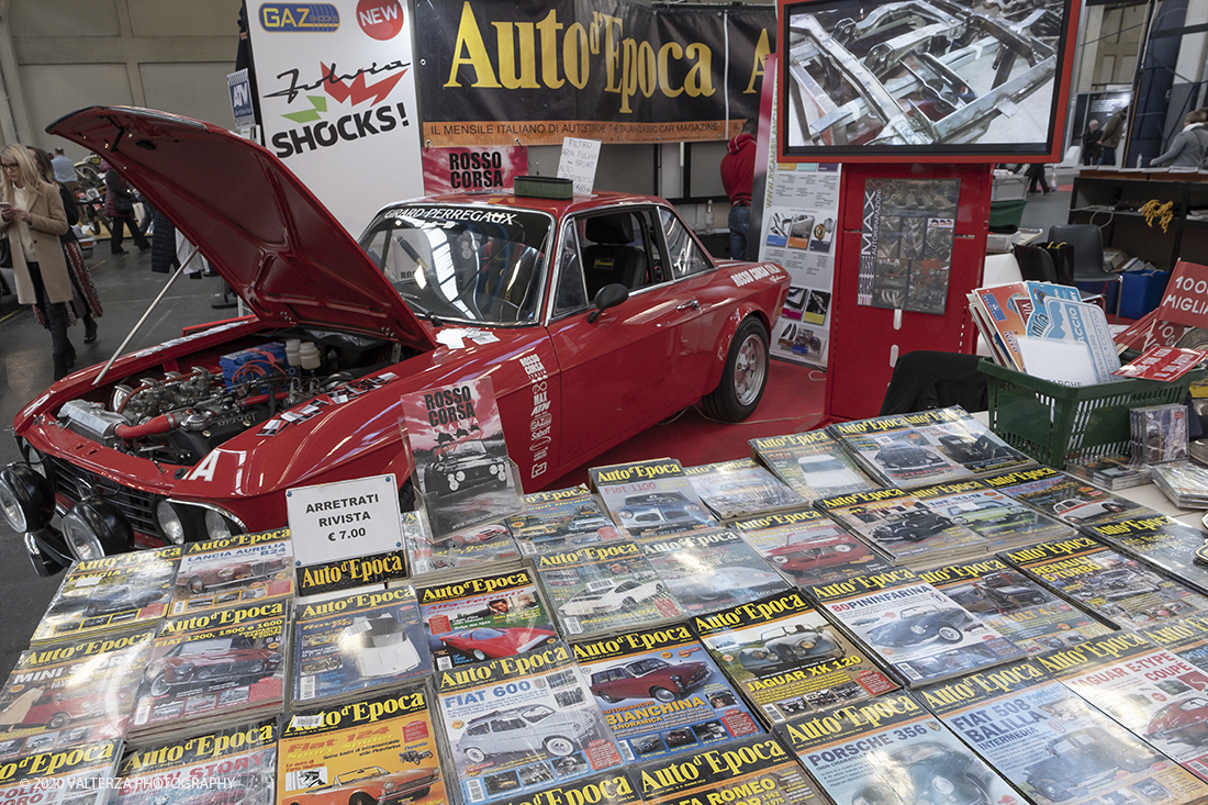 _DSF2885.jpg - 202/02/2020. Torino Lingotto Fiere. Il grande evento per gli appassionati di motori si Ã¨ chiuso domenica 2 febbraio con oltre 73.000 visitatori accorsi al Lingotto Fiere e allâ€™Oval di Torino, che nei quattro giorni hanno ospitato piÃ¹ di 1.200 espositori e circa 3.300 vetture tra instant-classic Anni â€™90, lussuose berline tedesche, affascinanti spider due posti, inarrestabili 4x4 e ancora, leggerissime moto da trial spagnole, iconiche Delta con livrea Martini Racing e sfrontate vetture da rally. Nella foto lo stand di Auto d'Epoca.