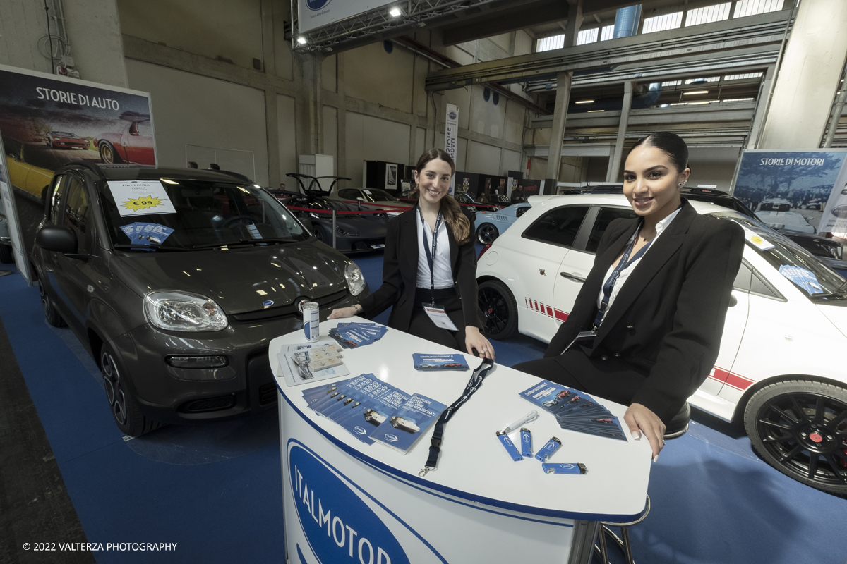 _DSF5067.jpg - 28/04/2022. Torino. Ritorna AutomotoretrÃ² e Automotoracing la doppia rassegna dedicata alle auto storiche, sportive, elaborate e da competizione. Nella foto lo stand della Italmotor