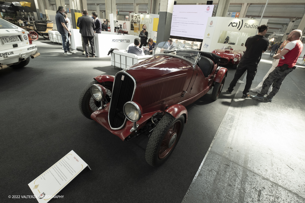 _DSF5088.jpg - 28/04/2022. Torino. Ritorna AutomotoretrÃ² e Automotoracing la doppia rassegna dedicata alle auto storiche, sportive, elaborate e da competizione. Nella foto FIAT 508 S 1934