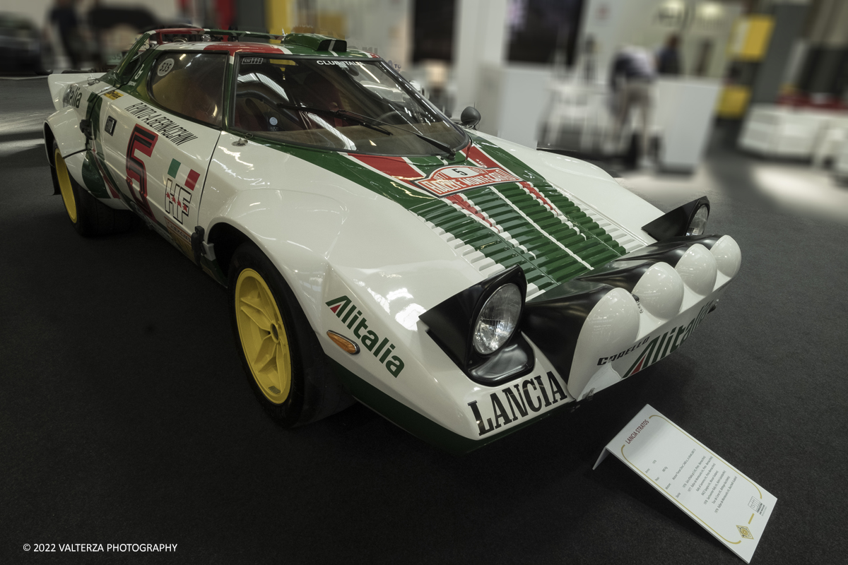 _DSF5120.jpg - 28/04/2022. Torino. Ritorna AutomotoretrÃ² e Automotoracing la doppia rassegna dedicata alle auto storiche, sportive, elaborate e da competizione. Nella foto Lancia Stratos 1976 allo stand Stellantis Heritage