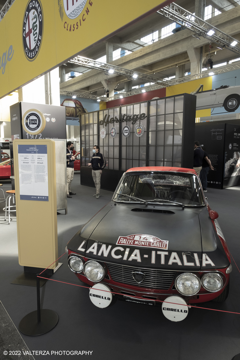 _DSF8295.jpg - 28/04/2022. Torino. Ritorna AutomotoretrÃ² e Automotoracing la doppia rassegna dedicata alle auto storiche, sportive, elaborate e da competizione. Nella foto lo stand Stellantis Heritage