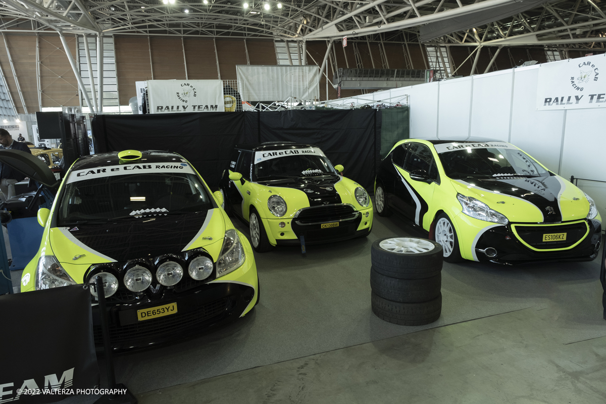 _DSF8352.jpg - 28/04/2022. Torino. Ritorna AutomotoretrÃ² e Automotoracing la doppia rassegna dedicata alle auto storiche, sportive, elaborate e da competizione. Nella foto stand del Rally Team