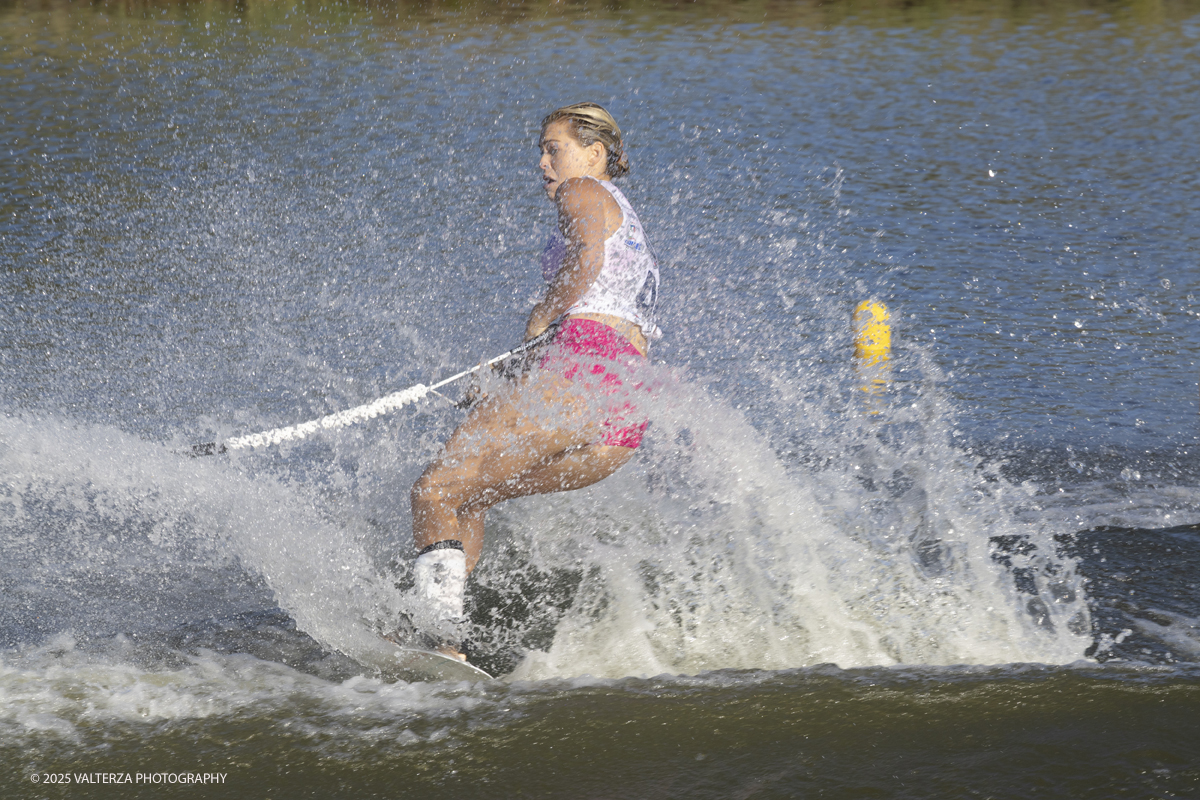 _G5A4954.jpg - 31/08/2025. Novara Italy. 2025 IWWF World Open Waterski Championships at Parco Nautico del Sesia.  Open  Women's Tricks(Figure) . The athlete   Gold medal Ross Neilly Canada.