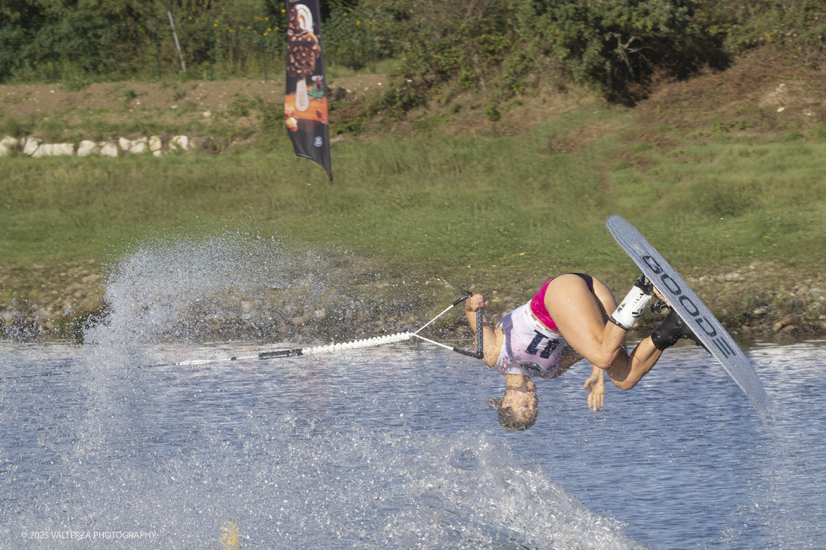 _G5A5001.jpg - 31/08/2025. Novara Italy. 2025 IWWF World Open Waterski Championships at Parco Nautico del Sesia.  Open  Women's Tricks(Figure) . The athlete   Gold medal Ross Neilly Canada.