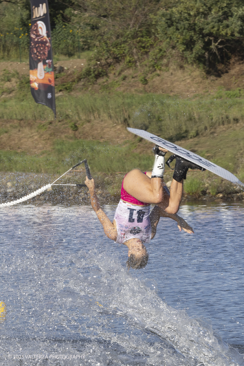 _G5A5002.jpg - 31/08/2025. Novara Italy. 2025 IWWF World Open Waterski Championships at Parco Nautico del Sesia.  Open  Women's Tricks(Figure) . The athlete   Gold medal Ross Neilly Canada.