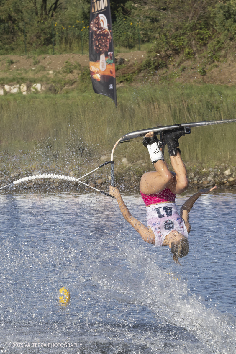 _G5A5003.jpg - 31/08/2025. Novara Italy. 2025 IWWF World Open Waterski Championships at Parco Nautico del Sesia.  Open  Women's Tricks(Figure) . The athlete   Gold medal Ross Neilly Canada.