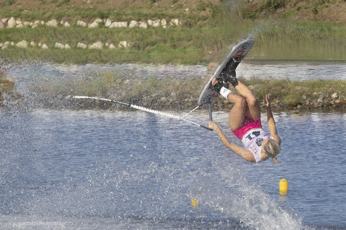 _G5A5004.jpg - 31/08/2025. Novara Italy. 2025 IWWF World Open Waterski Championships at Parco Nautico del Sesia.  Open  Women's Tricks(Figure) . The athlete   Gold medal Ross Neilly Canada.