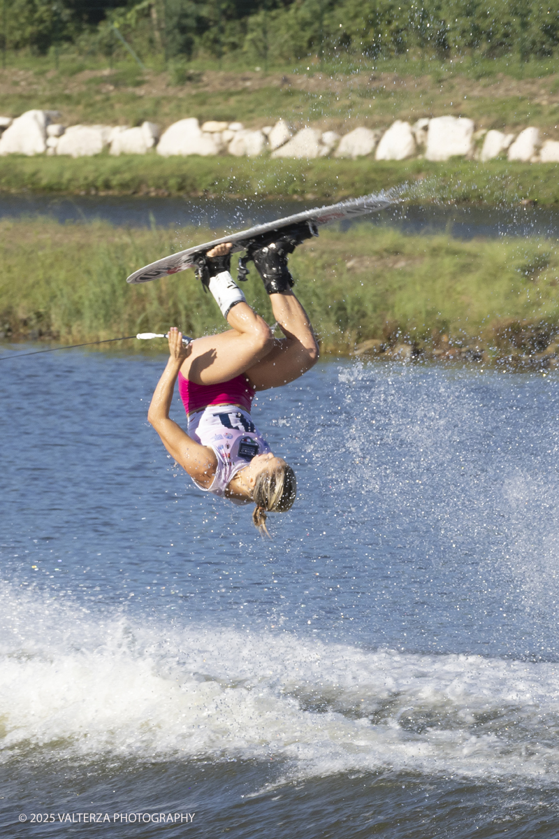 _G5A5033.jpg - 31/08/2025. Novara Italy. 2025 IWWF World Open Waterski Championships at Parco Nautico del Sesia.  Open  Women's Tricks(Figure) . The athlete   Gold medal Ross Neilly Canada.