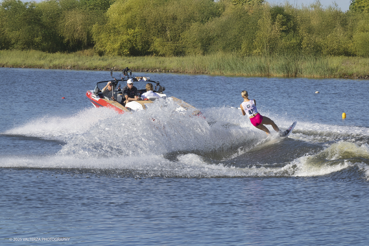 _G5A5057.jpg - 31/08/2025. Novara Italy. 2025 IWWF World Open Waterski Championships at Parco Nautico del Sesia.  Open  Women's Tricks(Figure) . The athlete   Gold medal Ross Neilly Canada.