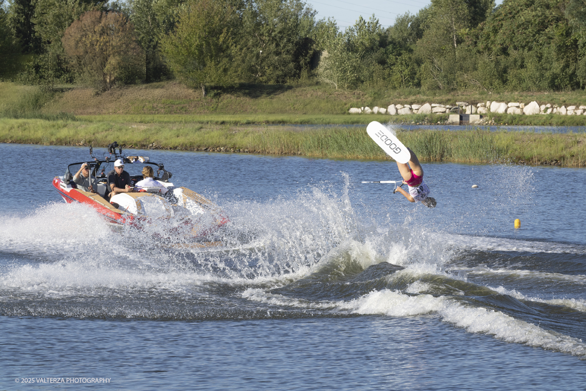 _G5A5063.jpg - 31/08/2025. Novara Italy. 2025 IWWF World Open Waterski Championships at Parco Nautico del Sesia.  Open  Women's Tricks(Figure) . The athlete   Gold medal Ross Neilly Canada.