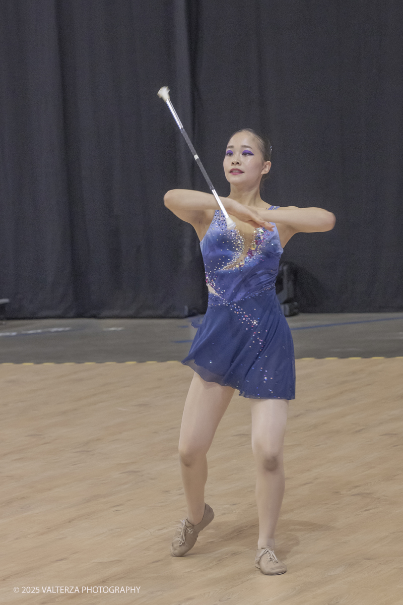 _G5A1695.jpg - 09/08/2025. Torino. Campionato del mondo di Twirling!  â€œ2025 IBTF "Technical Baton Twirling Championship, August 8 - August 10  â€œLâ€™esibizione della campionessa  giapponese   Saaya NAKAMURA nella specialitÃ  â€œArtistic twirl Jr. women World