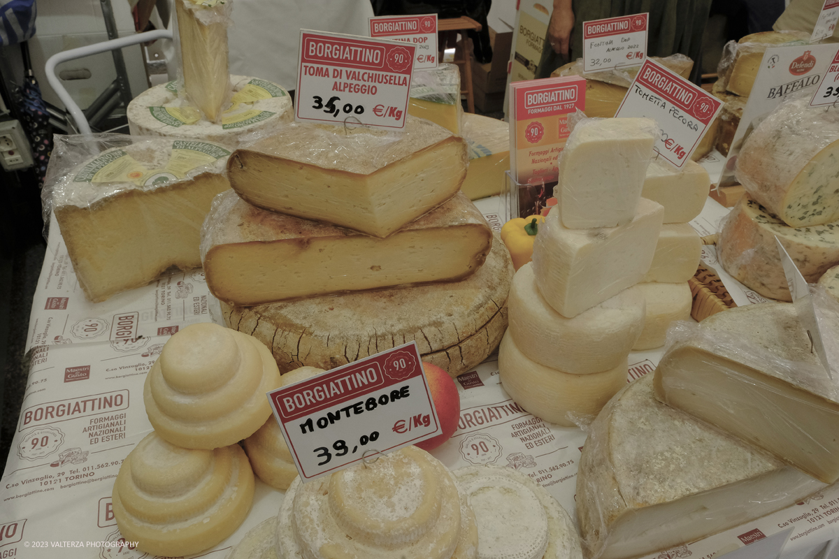 _DSF5968.jpg - 17/09/2023. Bra (CN). I formaggi piemontesi a Cheese 2023. Nella foto formaggi vari a latte crudo da Borgiattino Formaggi , Torino