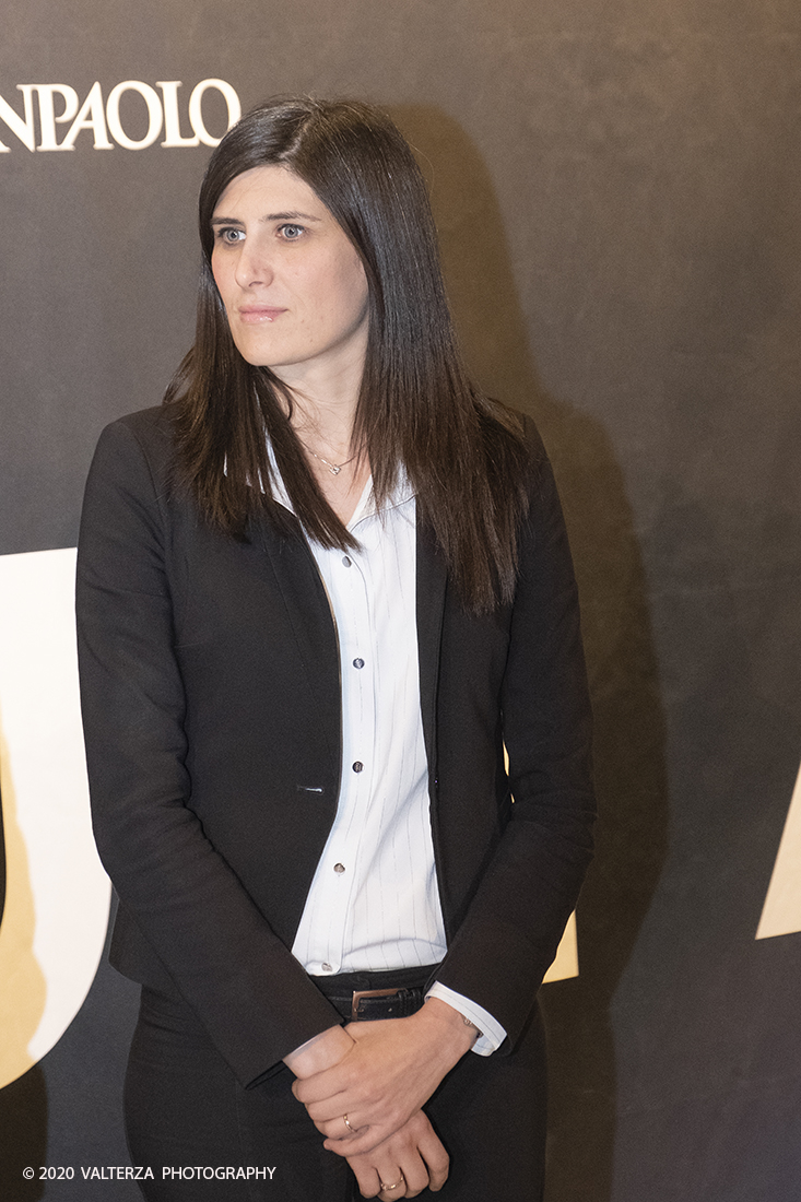 _DSF4953.jpg - 13/02/2020.Torino. In occasione del progetto "Torino cittÃ  del cinema 2020 . Un film lungo un anno"  Il Museo nazionale del Cinema presenta in anteprima asssoluta una mostra dove cinema, arte, moda si fondono per celebrare la straordinaria Sartoria Annamode. Nella foto Chiara Appendino Sindaca di Torino.