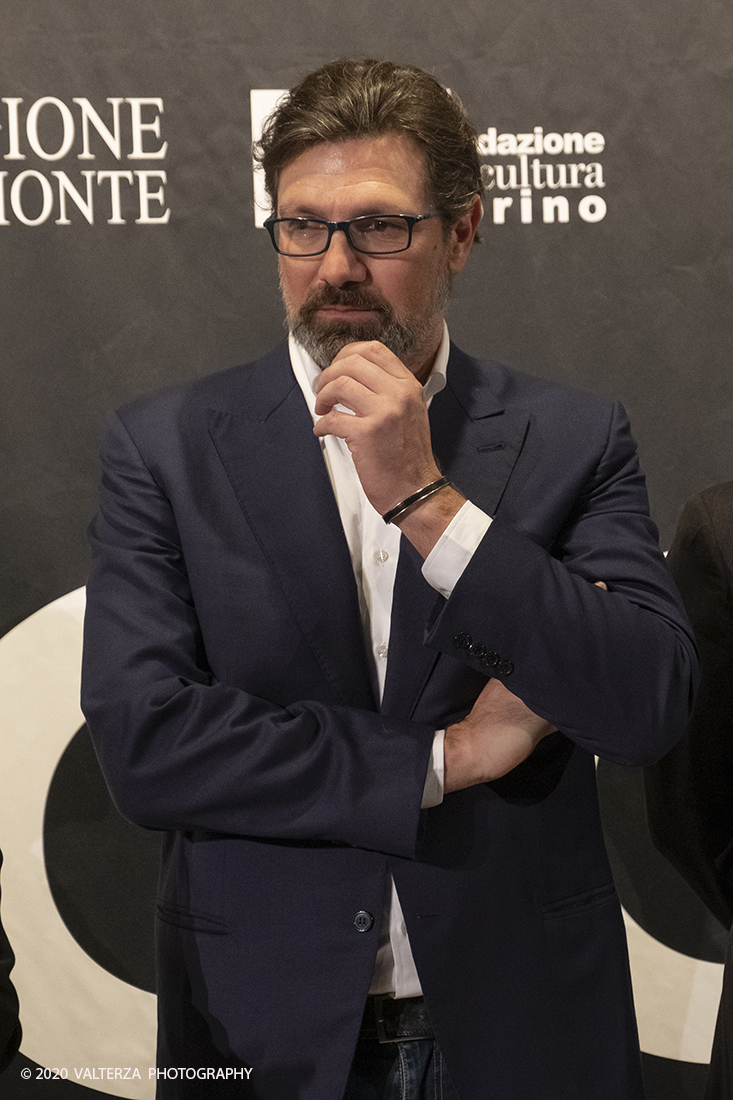 _DSF5054.jpg - 13/02/2020.Torino. In occasione del progetto "Torino cittÃ  del cinema 2020 . Un film lungo un anno"  Il Museo nazionale del Cinema presenta in anteprima asssoluta una mostra dove cinema, arte, moda si fondono per celebrare la straordinaria Sartoria Annamode. Nella foto il rappresentante di Annamode all'inaugurazione della mostra.