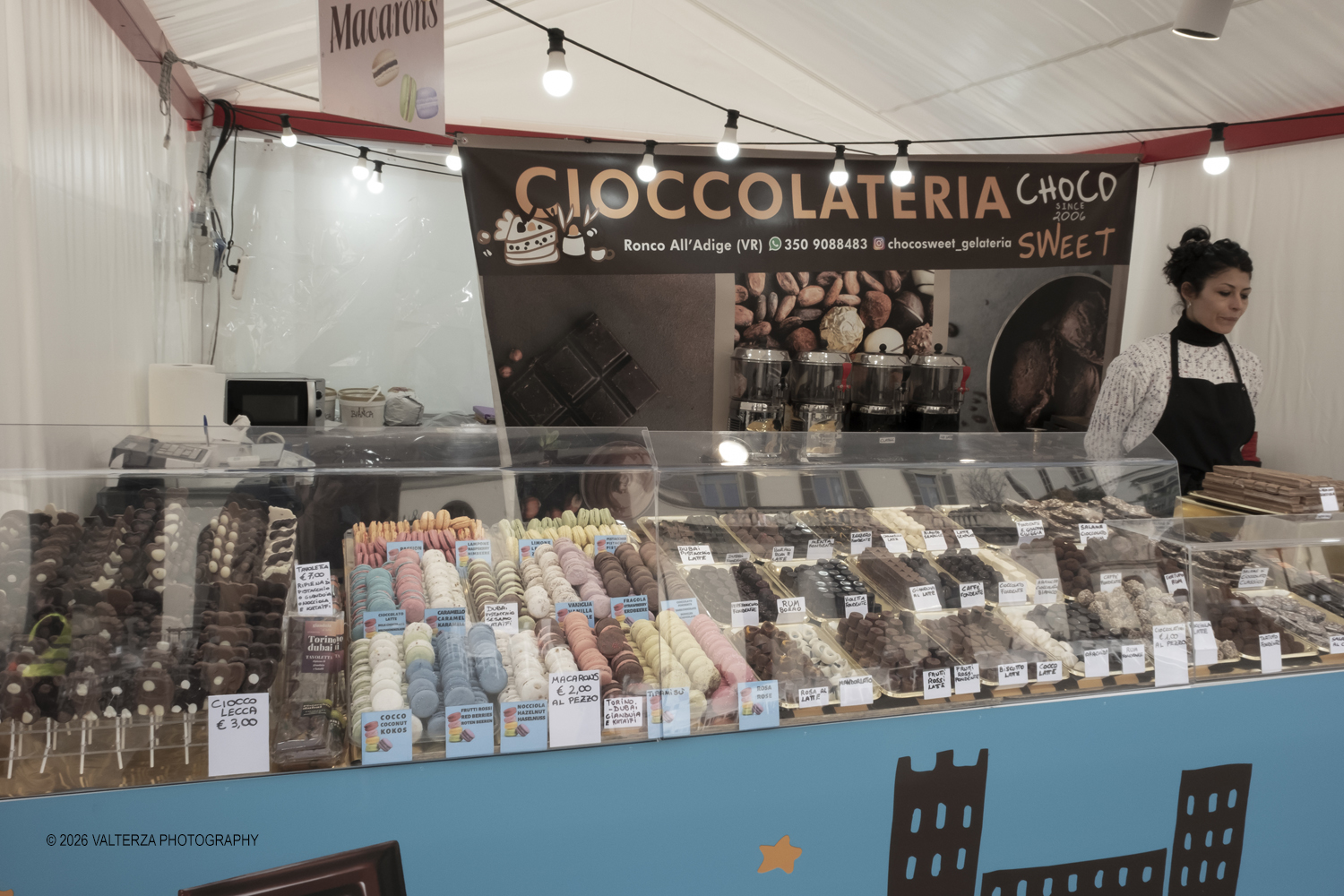 DSCF1643.jpg - 13/02/2026. Torino. CioccolaTÃ² 2026 si presenta come una conferma del format rinnovato lo scorso anno, ma fedele alla sua anima originaria: mettere al centro la qualitÃ  artigianale, la filiera, lâ€™innovazione e la cultura del cacao. Nella foto Cioccolateria Choco Sweet