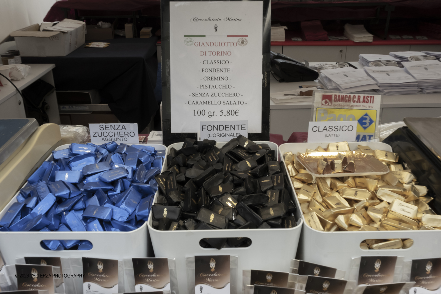 DSCF1871.jpg - 13/02/2026. Torino. CioccolaTÃ² 2026 si presenta come una conferma del format rinnovato lo scorso anno, ma fedele alla sua anima originaria: mettere al centro la qualitÃ  artigianale, la filiera, lâ€™innovazione e la cultura del cacao. Nella foto Cioccolateria Marino Giuseppe