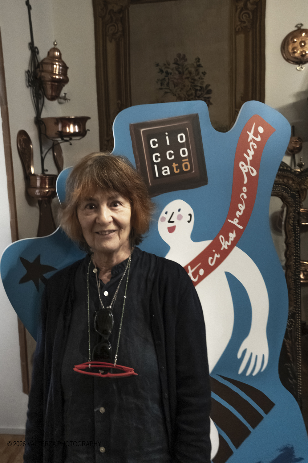DSCF1912.jpg - 13/02/2026. Torino. Museo Accorsi-Ometto. Laboratorio di scrittura. Come scrivere un racconto dâ€™amore e glassarlo al cioccolato. Docente Stefania Bertola. Nella foto La docente Stefania Bertola