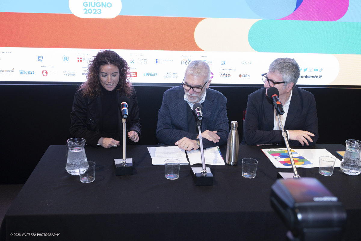 _DSF4398.jpg - 29/05/2023. Torino.,Museo del cinema. Il Festival CinemAmbiente nasce a Torino nel 1998 con l'obiettivo di presentare i migliori film ambientali a livello internazionale. Nella foto l'intervento di Chiara Foglietta assessore alla transizione ecologica