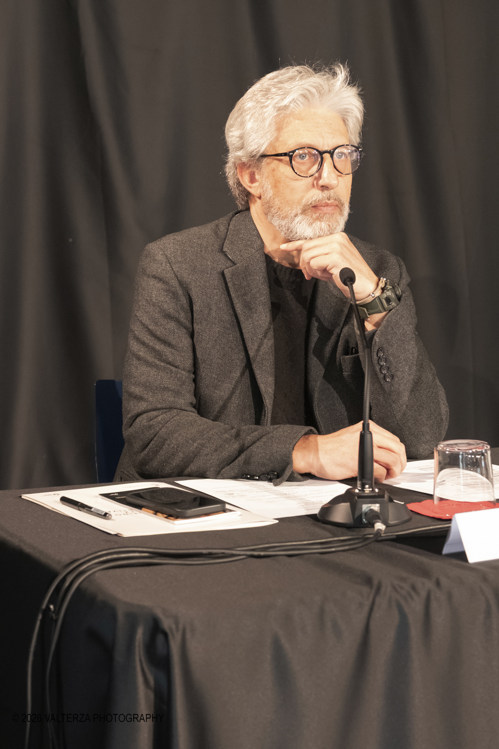 DSCF3679.jpg - 19/03/2026. Torino. Conferenza Stampa di presentazione. Il Torino Jazz Festival, con la direzione artistica di Stefano Zenni, torna da sabato 25aprile a sabato 2 maggio 2026..Al TJF XIV si esibiranno 297 musicisti nazionali e internazionali, dai talenti emergentai grandi protagonisti della scena mondiale. Nella foto Alessandro Isaia, Segretario Generale della Fondazione per la Cultura Torino