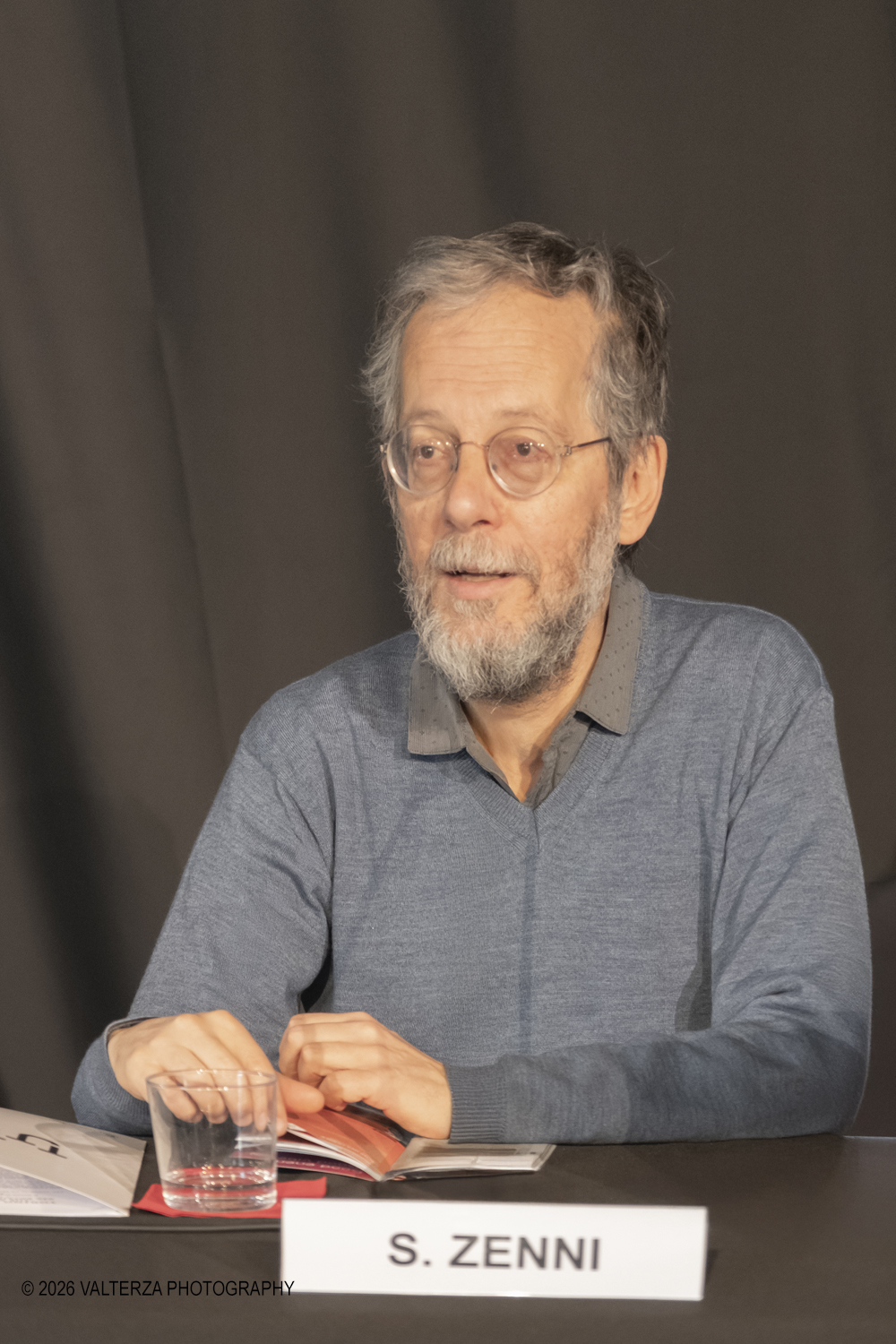 DSCF3734.jpg - 19/03/2026. Torino. Conferenza Stampa di presentazione. Il Torino Jazz Festival, con la direzione artistica di Stefano Zenni, torna da sabato 25aprile a sabato 2 maggio 2026..Al TJF XIV si esibiranno 297 musicisti nazionali e internazionali, dai talenti emergentai grandi protagonisti della scena mondiale. Nella foto  Stefano Zenni Direttore Artistico del Festival