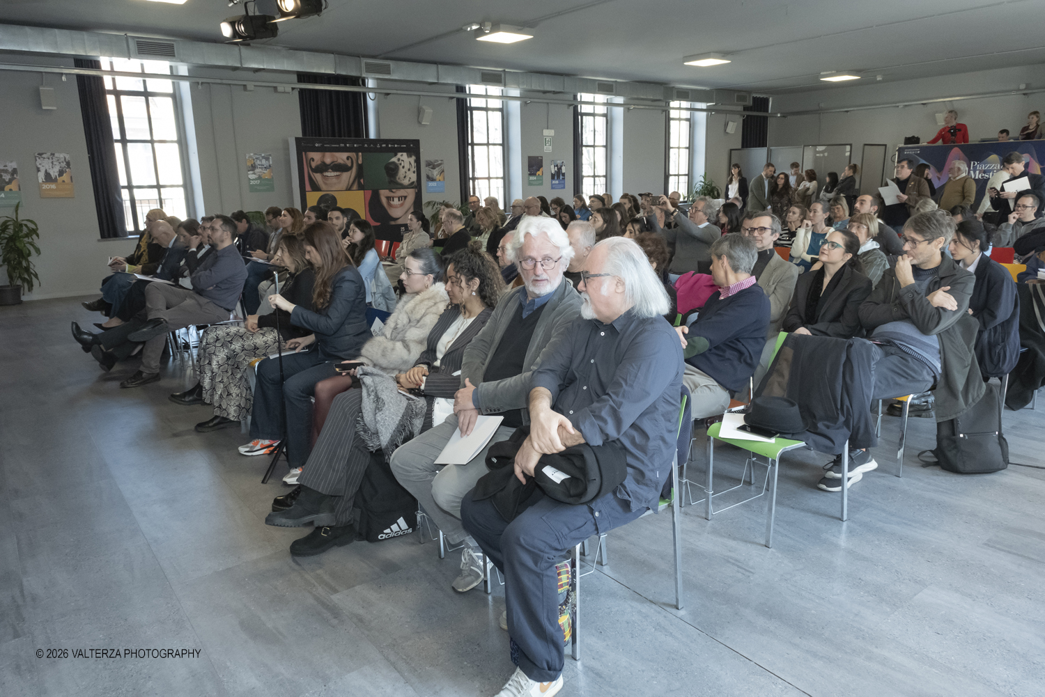 DSCF3791.jpg - 19/03/2026. Torino. Conferenza Stampa di presentazione. Il Torino Jazz Festival, con la direzione artistica di Stefano Zenni, torna da sabato 25aprile a sabato 2 maggio 2026..Al TJF XIV si esibiranno 297 musicisti nazionali e internazionali, dai talenti emergentai grandi protagonisti della scena mondiale. Nella foto un momento della presentazione