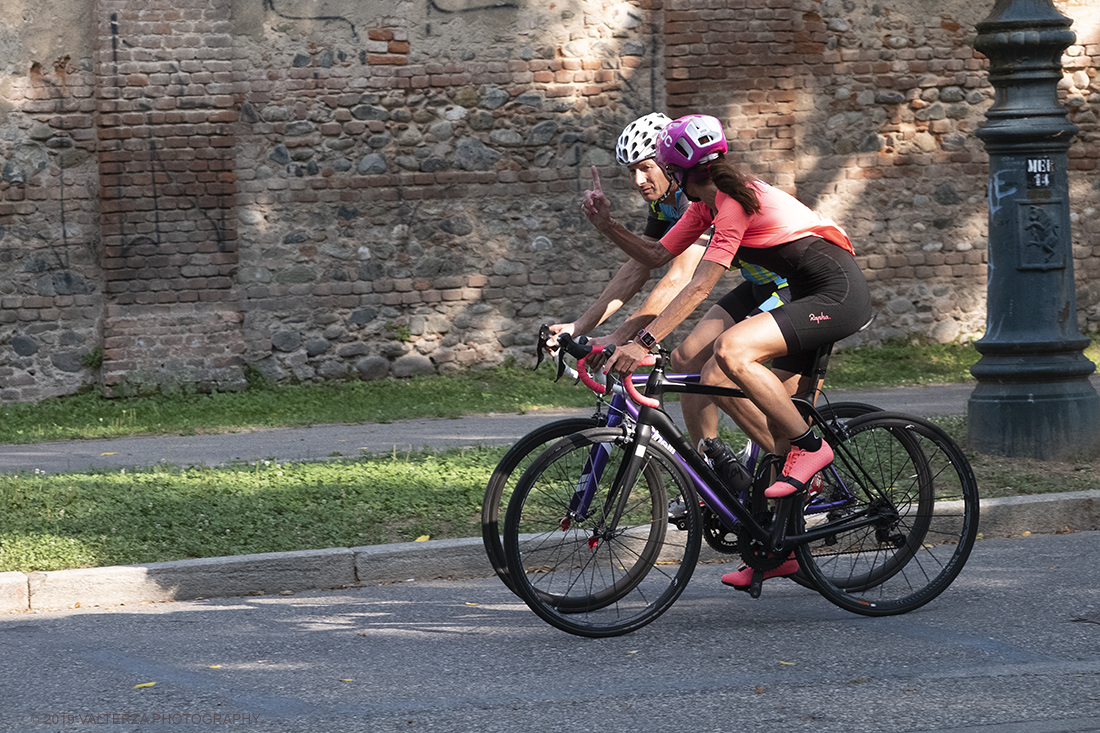 _DSF1540.jpg - 26-07-2019. Torino, cicling,prova a cronometro al Parco del Valentino. Nella foto atleti nel percorso di esplorazione del circuito di 12km