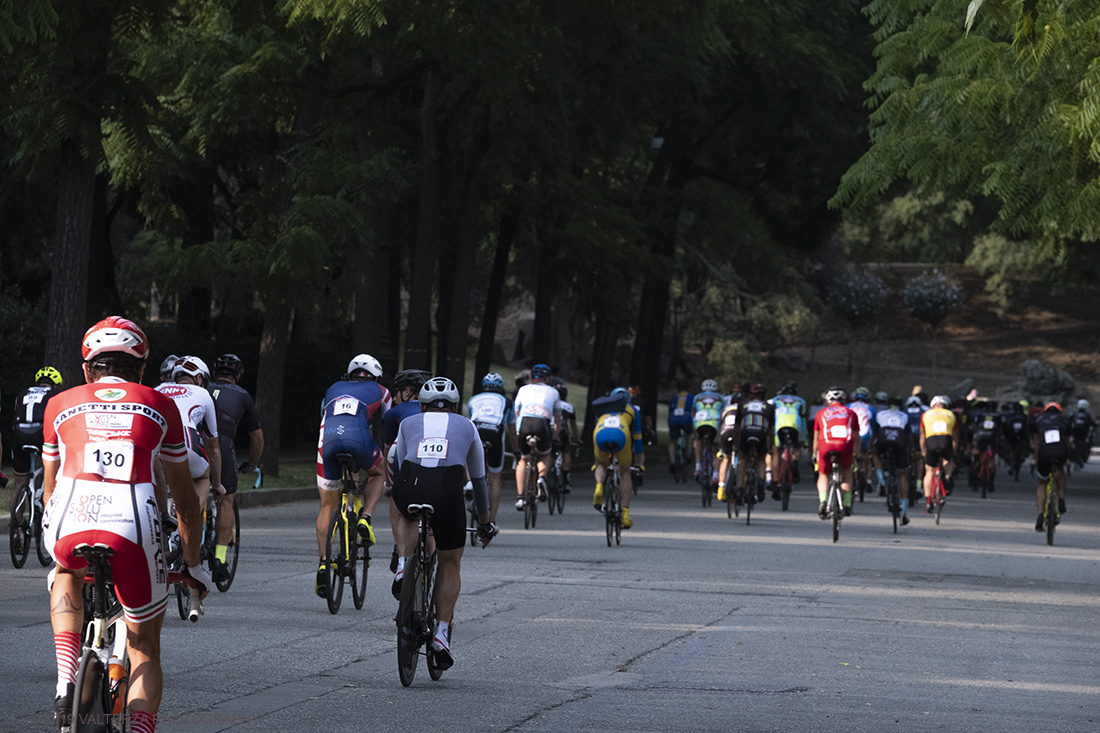 _DSF1646.jpg - 26-07-2019. Torino, cicling,prova a cronometro al Parco del Valentino. Nella foto gli atleti in gara durante il giro di prova del circuito.