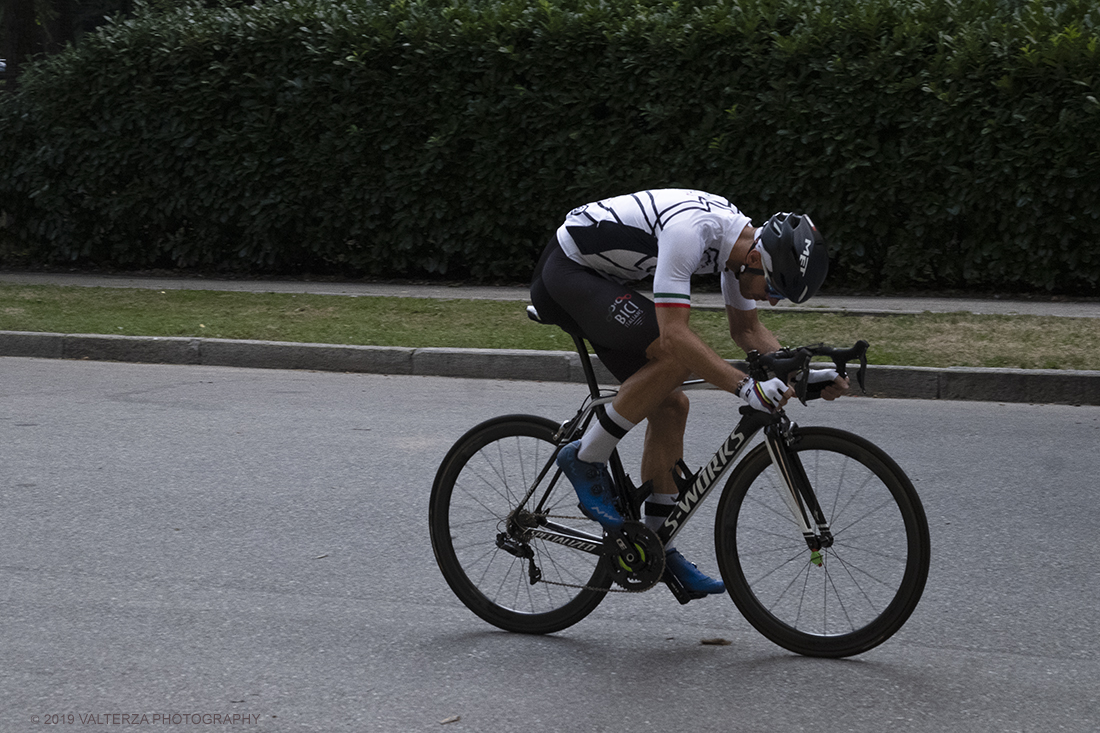 _DSF1825.jpg - 26-07-2019. Torino, cicling,prova a cronometro al Parco del Valentino. Nella foto atleti impegnati nella competizione a cronometro.