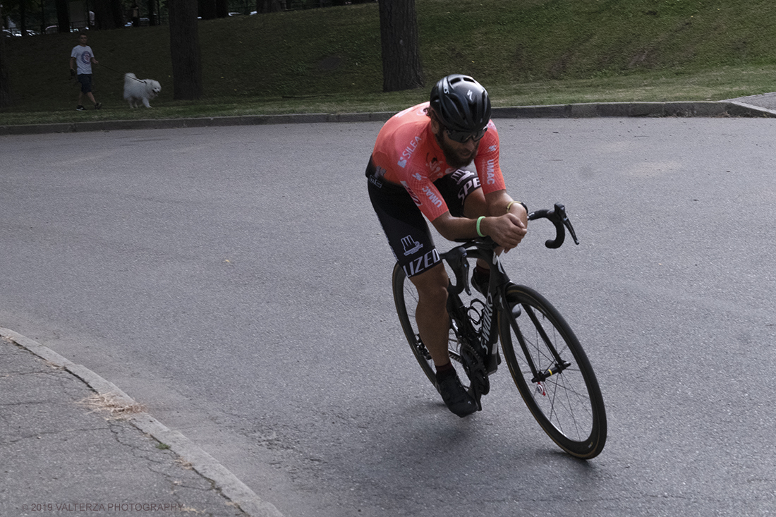 _DSF1900.jpg - 26-07-2019. Torino, cicling,prova a cronometro al Parco del Valentino. Nella foto atleti impegnati nella competizione a cronometro.