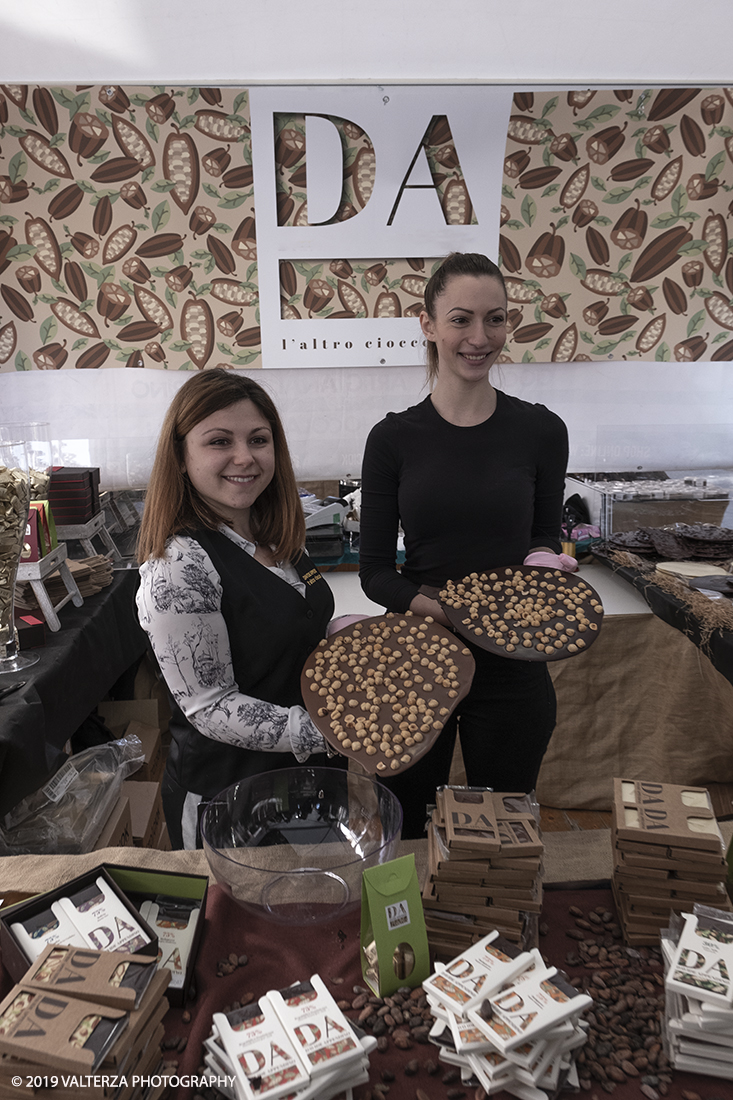 _DSF9224.jpg - 22/03/2019.TORINO. Giornata inaugurale dell secoda edizione dei DOLCI PORTICI. Nella foto  prodotti di cioccolato nello stand della DA