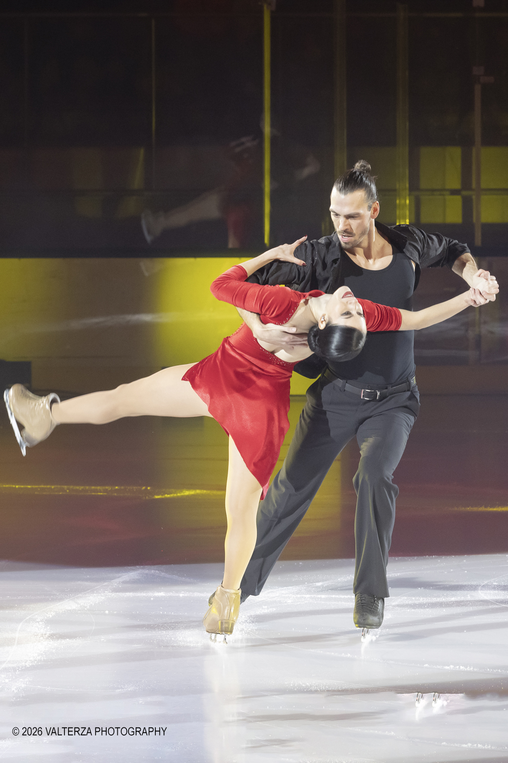 _G5A7850.jpg - 16/01/2026. Torino. " Dreams on Ice" La storia di Dreams on Ice (edizione 2026) Ã¨ concepita come un racconto emozionale  che celebra la fantasia dei bambini. Nella foto esibizione di Lukas Csolley e Jasmine Tessari