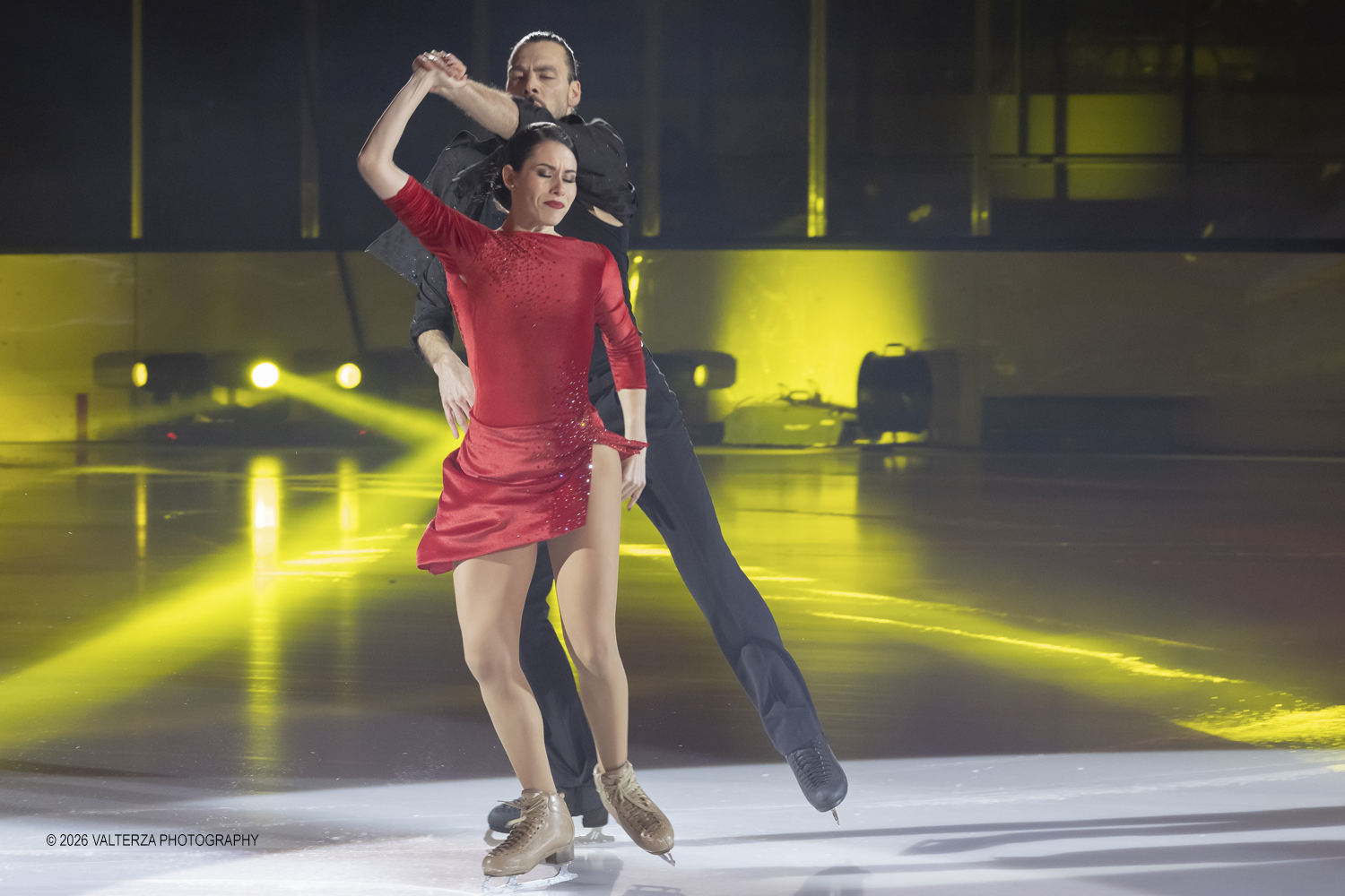_G5A7957.jpg - 16/01/2026. Torino. " Dreams on Ice" La storia di Dreams on Ice (edizione 2026) Ã¨ concepita come un racconto emozionale  che celebra la fantasia dei bambini. Nella foto esibizione di Lukas Csolley e Jasmine Tessari