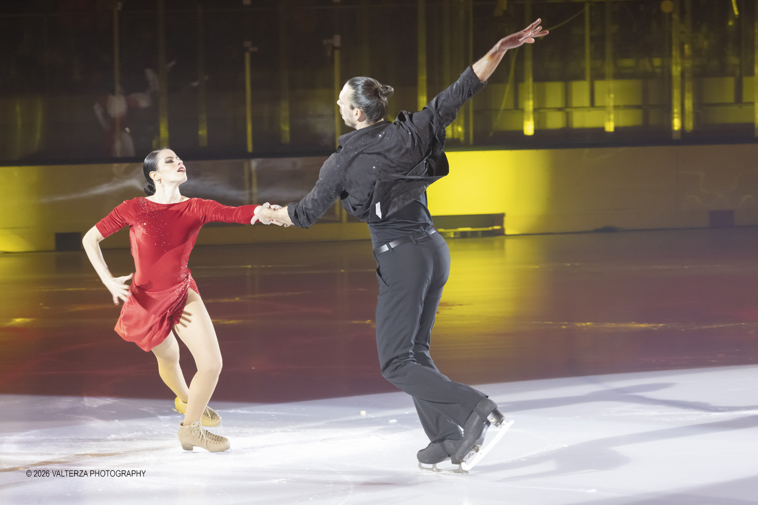 _G5A7978.jpg - 16/01/2026. Torino. " Dreams on Ice" La storia di Dreams on Ice (edizione 2026) Ã¨ concepita come un racconto emozionale  che celebra la fantasia dei bambini. Nella foto esibizione di Lukas Csolley e Jasmine Tessari