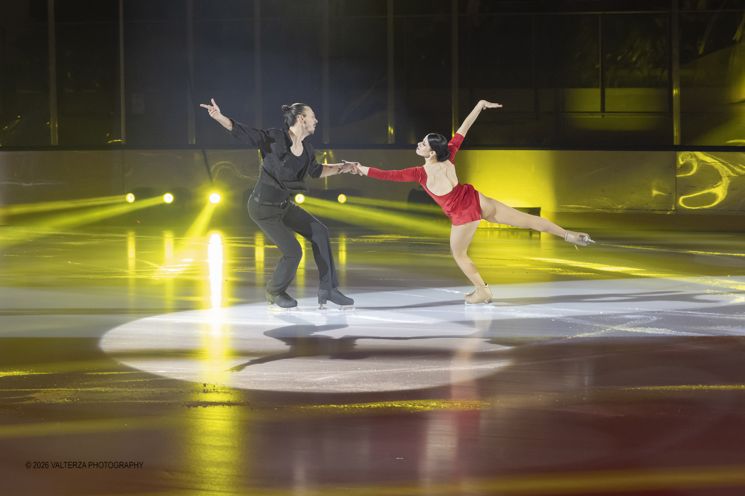 _G5A8388.jpg - 16/01/2026. Torino. " Dreams on Ice" La storia di Dreams on Ice (edizione 2026) Ã¨ concepita come un racconto emozionale  che celebra la fantasia dei bambini. Nella foto esibizione di Lukas Csolley e Jasmine Tessari