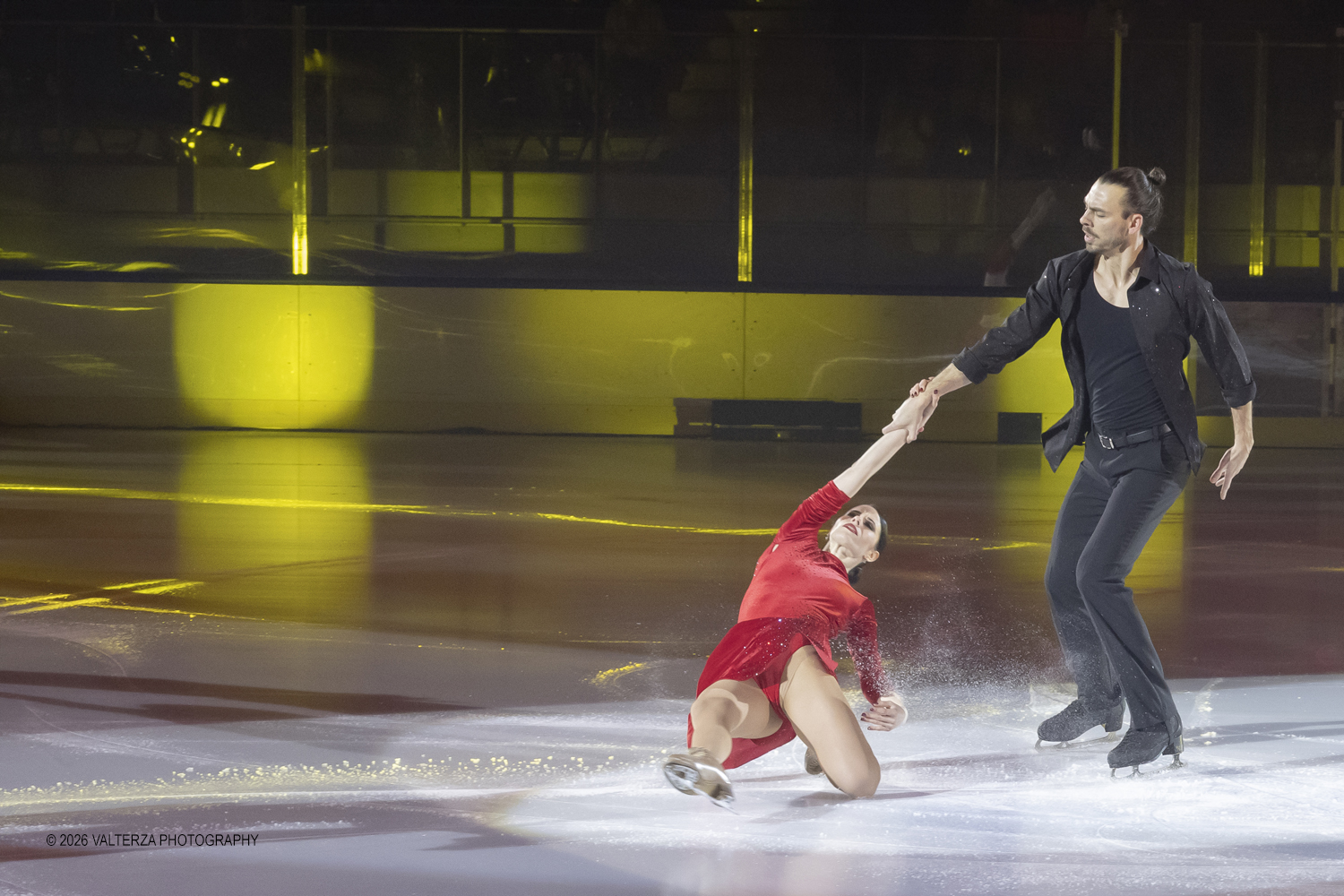 _G5A8501.jpg - 16/01/2026. Torino. " Dreams on Ice" La storia di Dreams on Ice (edizione 2026) Ã¨ concepita come un racconto emozionale  che celebra la fantasia dei bambini. Nella foto esibizione di Lukas Csolley e Jasmine Tessari