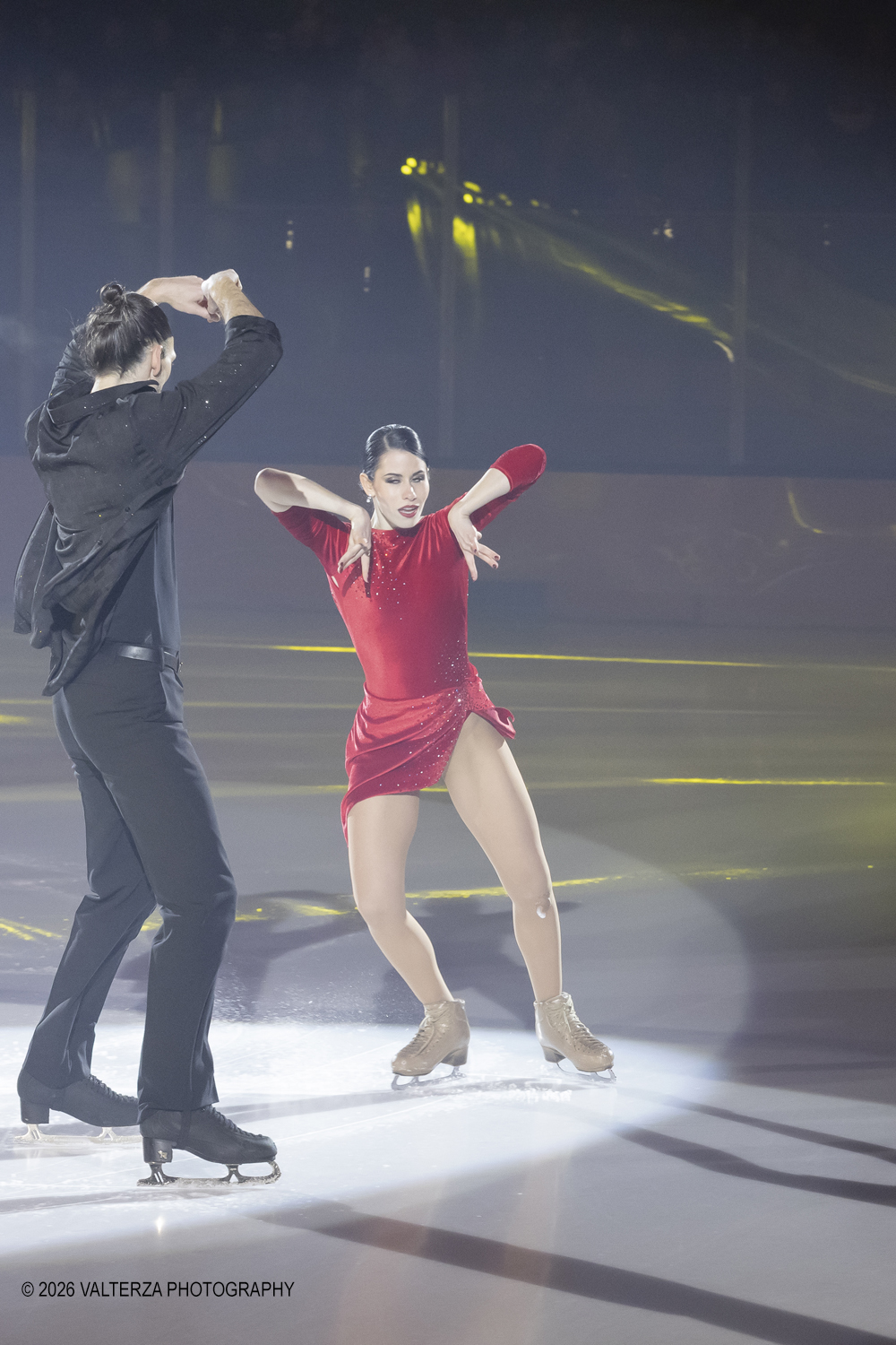_G5A8562.jpg - 16/01/2026. Torino. " Dreams on Ice" La storia di Dreams on Ice (edizione 2026) Ã¨ concepita come un racconto emozionale  che celebra la fantasia dei bambini. Nella foto esibizione di Lukas Csolley e Jasmine Tessari