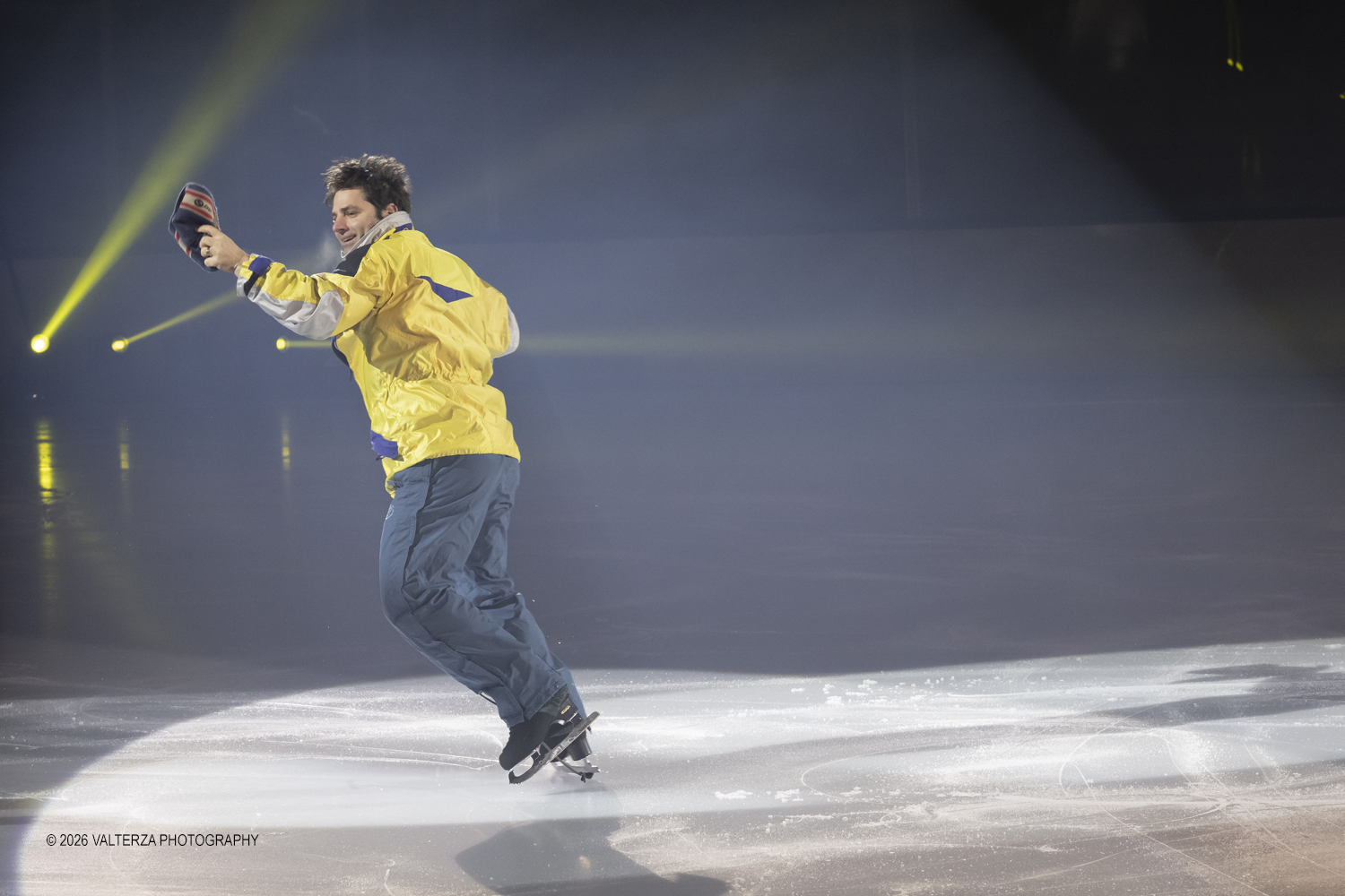 _G5A0360.jpg - 16/01/2026. Torino. " Dreams on Ice" La storia di Dreams on Ice (edizione 2026) Ã¨ concepita come un racconto emozionale che celebra la fantasia dei bambini. Nella foto esibizione di Yannick Ponsero ex pattinatore artistico francese di fama internazionale