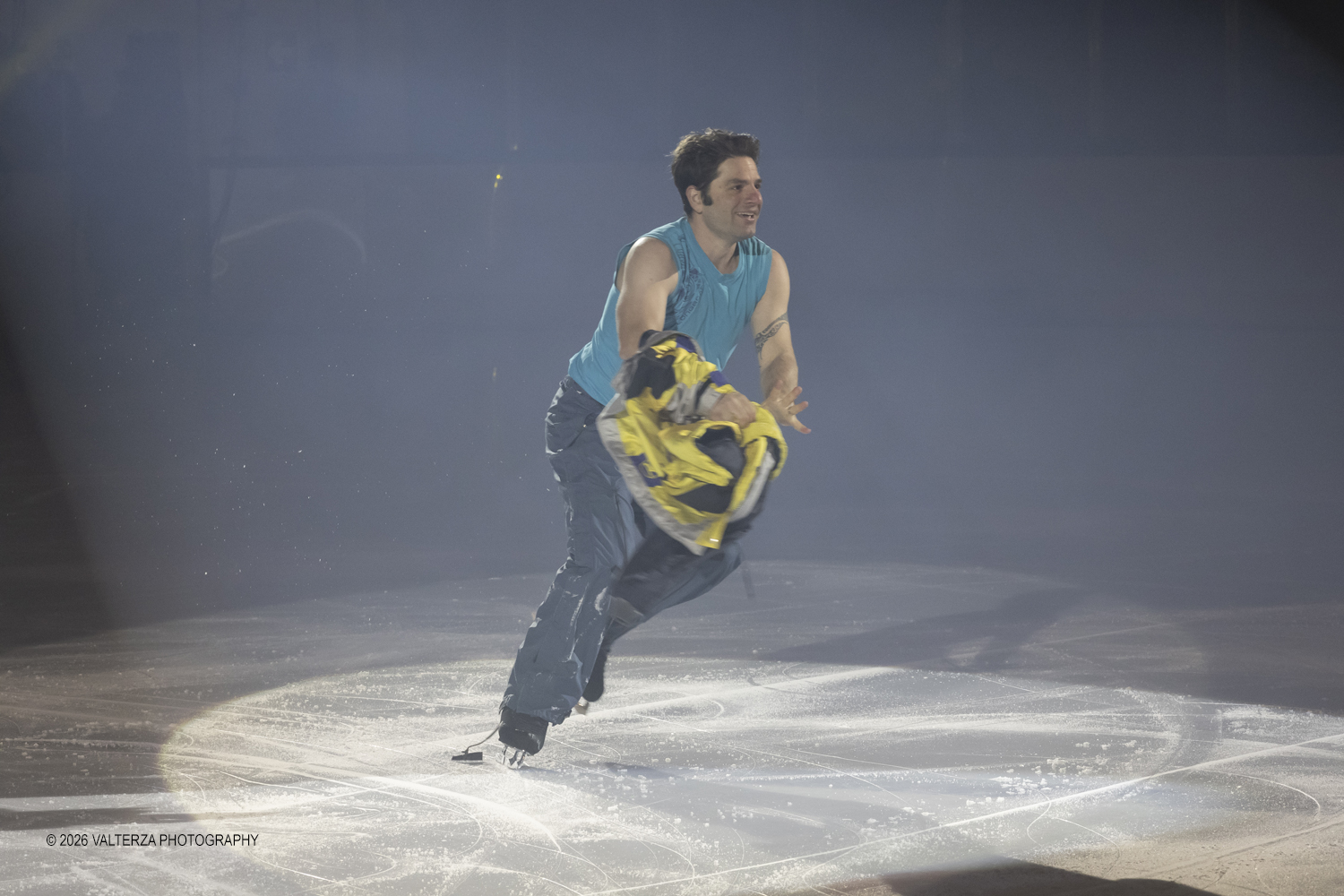 _G5A0374.jpg - 16/01/2026. Torino. " Dreams on Ice" La storia di Dreams on Ice (edizione 2026) Ã¨ concepita come un racconto emozionale che celebra la fantasia dei bambini. Nella foto esibizione di Yannick Ponsero ex pattinatore artistico francese di fama internazionale
