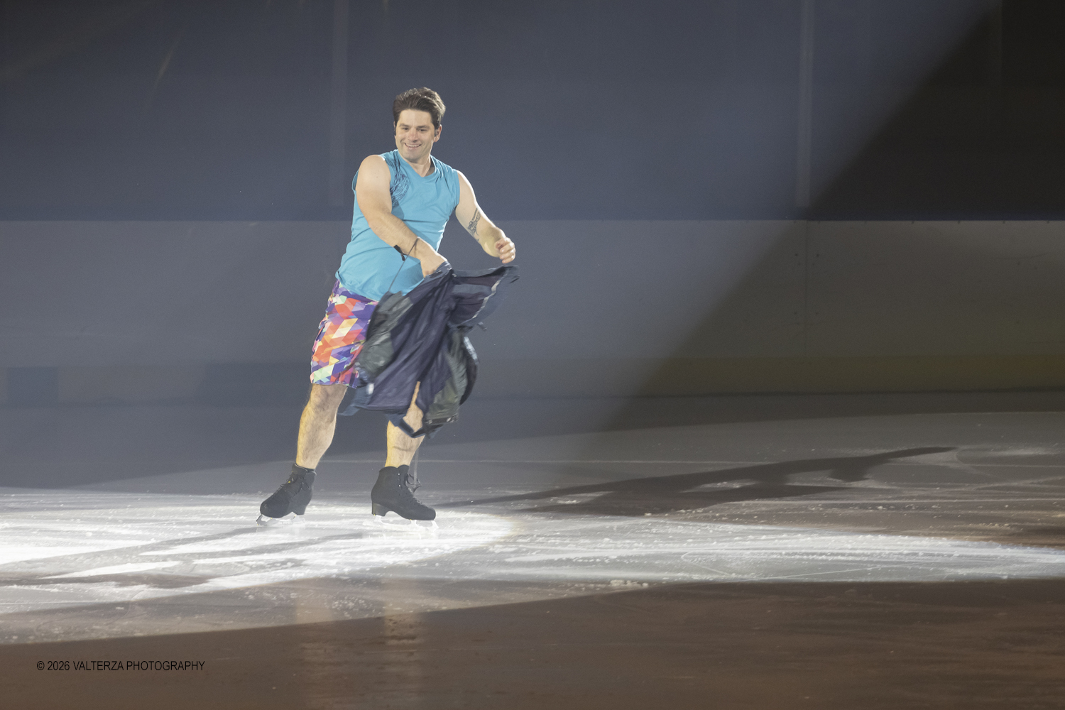 _G5A0395.jpg - 16/01/2026. Torino. " Dreams on Ice" La storia di Dreams on Ice (edizione 2026) Ã¨ concepita come un racconto emozionale che celebra la fantasia dei bambini. Nella foto esibizione di Yannick Ponsero ex pattinatore artistico francese di fama internazionale