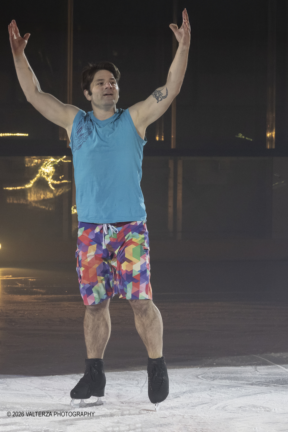 _G5A0622.jpg - 16/01/2026. Torino. " Dreams on Ice" La storia di Dreams on Ice (edizione 2026) Ã¨ concepita come un racconto emozionale che celebra la fantasia dei bambini. Nella foto esibizione di Yannick Ponsero ex pattinatore artistico francese di fama internazionale
